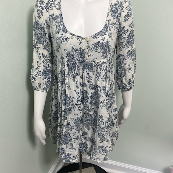 Ralph Lauren Denim and Supply blue & white print dress size small - Picture 1 of 10